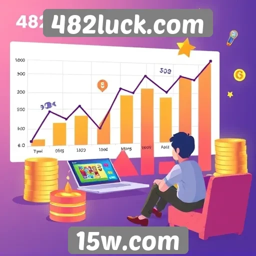 Estatísticas de usuários ativos no 482luck